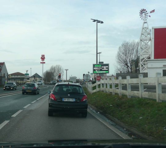 Route de Furnes – Entrée de ville, Coudekerque-Branche