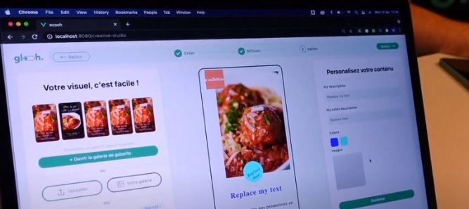 Glooh publicité DOOH